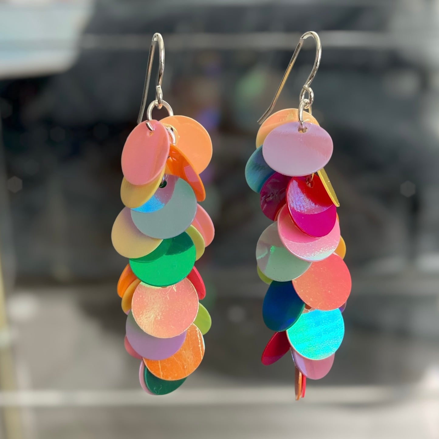 Sunset Splash Mermaid Earrings